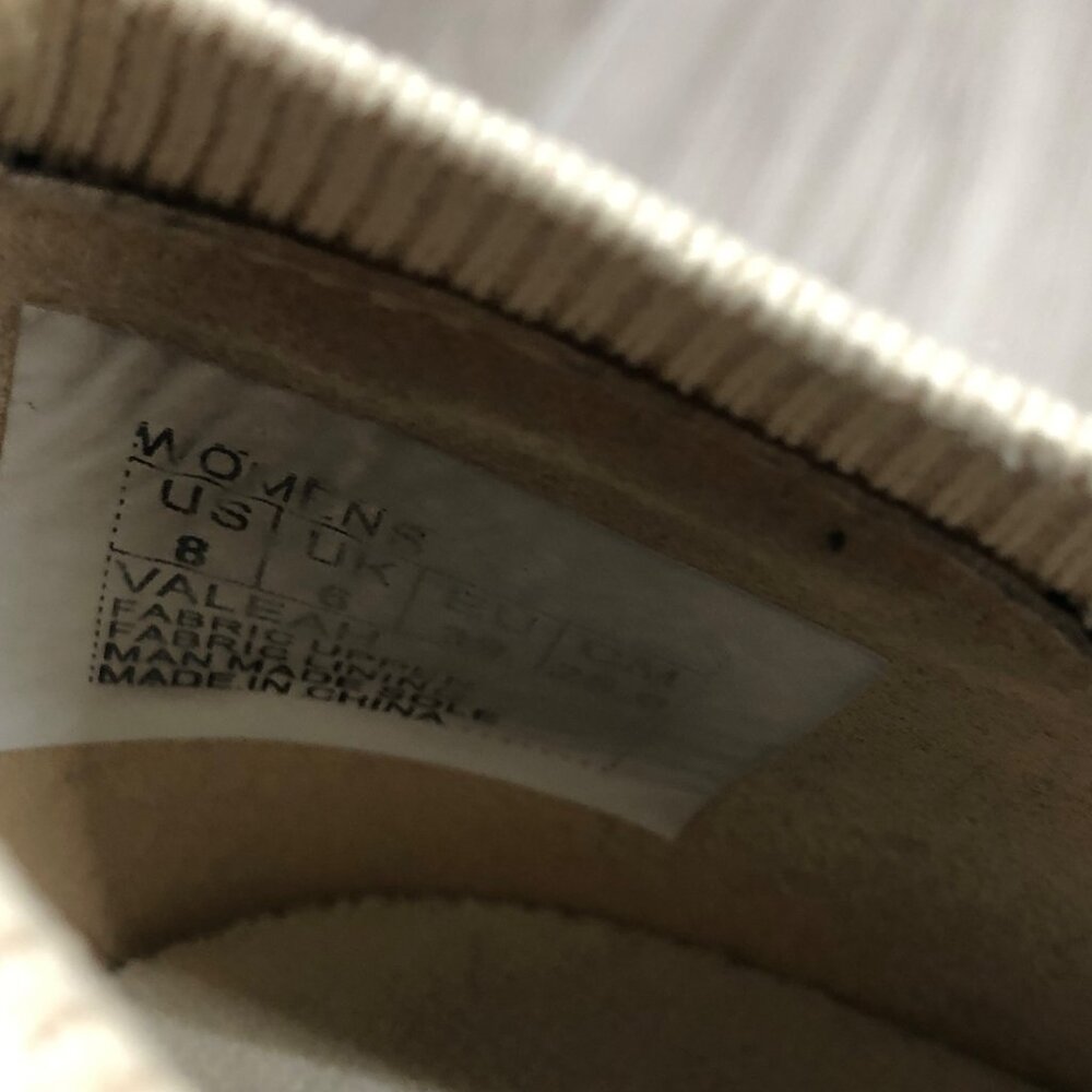 Gianni Bini Beige and Black Leopard Knit Slip-On Wedge Sneakers - Picture 10 of 11